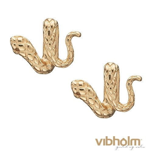 Christina Jewelry & Watches - Snakes Ørestikker - forgyldt sølv 671-G27